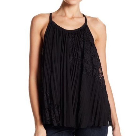 DEREK LAM 10 CROSBY Pleated Cami tank - Picture 1 of 8